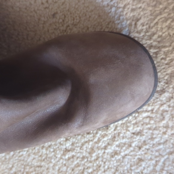 Keen Kate slouch boot wedge heel size 10 tan brown - Picture 6 of 12